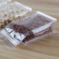 Nuts Packaging Flat Bottom Bags